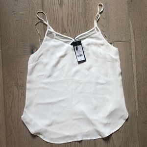 White dressy tank top
